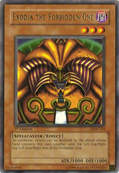 Exodia the Forbidden One [LOB-124] Ultra Rare | Dragon's Lair Comics and Fantasy Houston TX