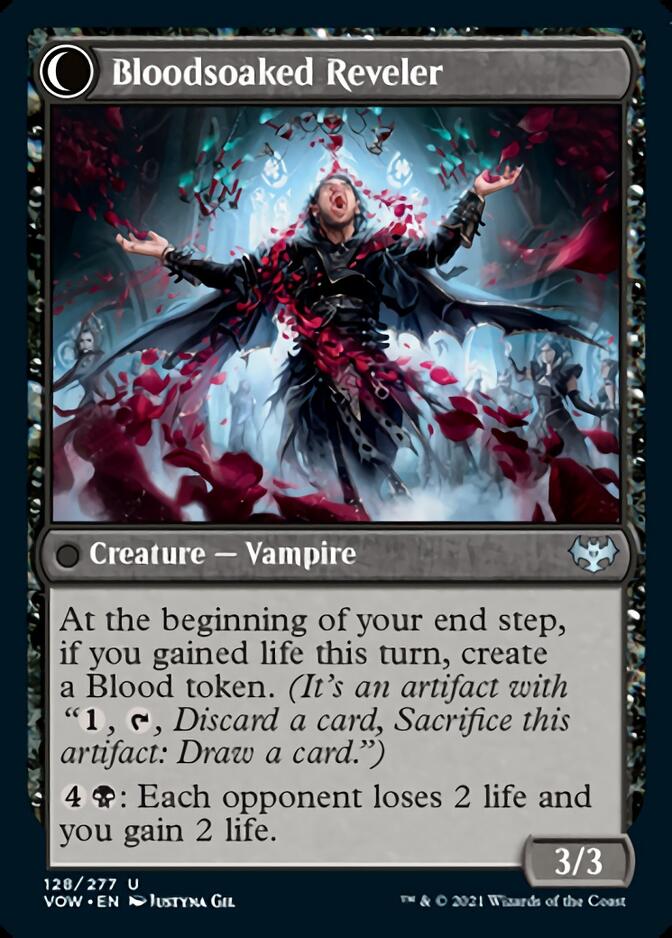 Restless Bloodseeker // Bloodsoaked Reveler [Innistrad: Crimson Vow] | Dragon's Lair Comics and Fantasy Houston TX