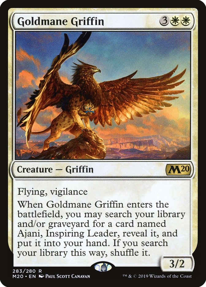 Goldmane Griffin [Core Set 2020] | Dragon's Lair Comics and Fantasy Houston TX