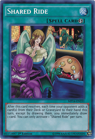 Shared Ride [MP14-EN231] Secret Rare | Dragon's Lair Comics and Fantasy Houston TX
