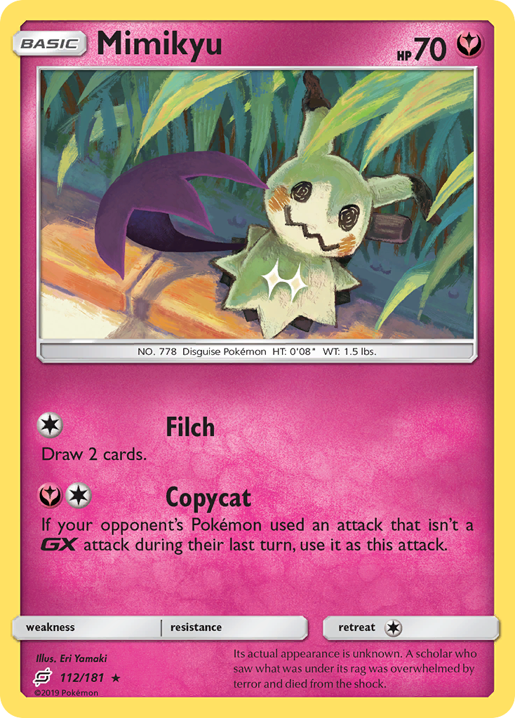 Mimikyu (112/181) [Sun & Moon: Team Up] | Dragon's Lair Comics and Fantasy Houston TX