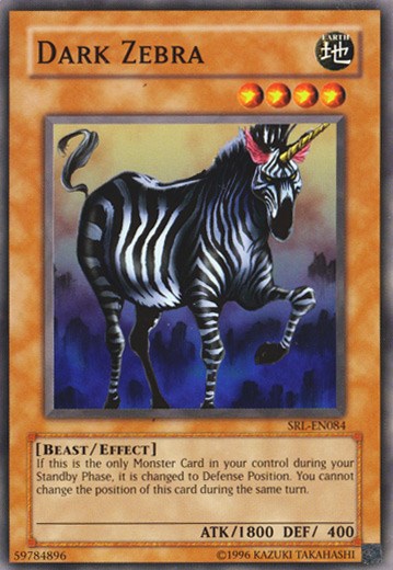 Dark Zebra [SRL-EN084] Common | Dragon's Lair Comics and Fantasy Houston TX