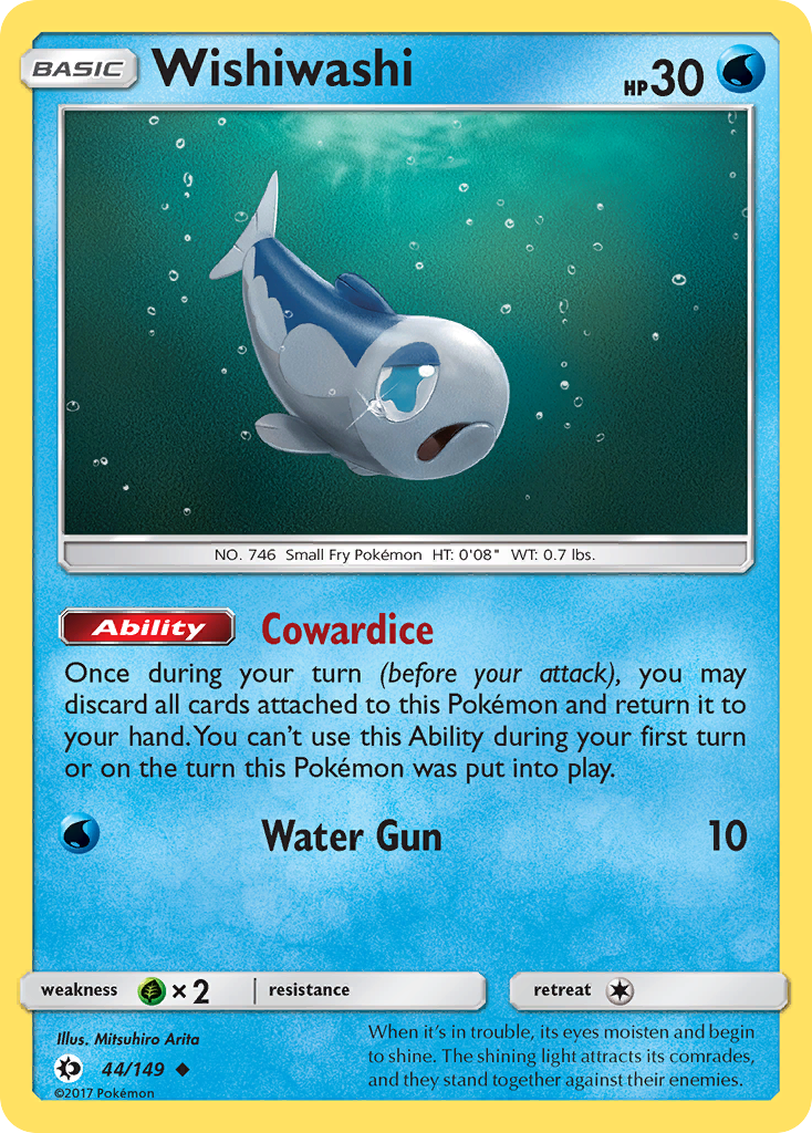 Wishiwashi (44/149) [Sun & Moon: Base Set] | Dragon's Lair Comics and Fantasy Houston TX