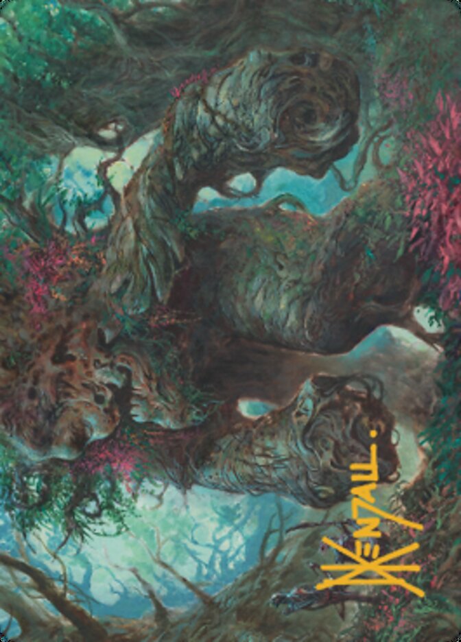 Magnigoth Sentry Art Card (Gold-Stamped Signature) [Dominaria United Art Series] | Dragon's Lair Comics and Fantasy Houston TX