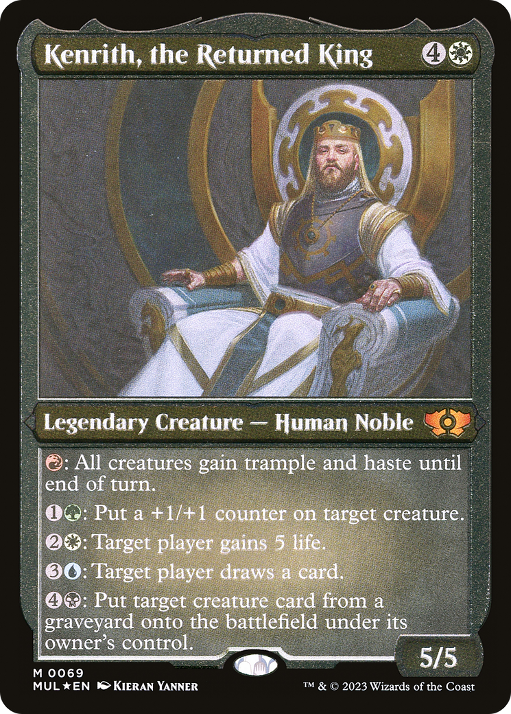 Kenrith, the Returned King (Foil Etched) [Multiverse Legends] | Dragon's Lair Comics and Fantasy Houston TX