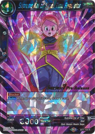 Supreme Kai of Time, Time Regulator (BT7-104_PR) [Assault of the Saiyans Prerelease Promos] | Dragon's Lair Comics and Fantasy Houston TX