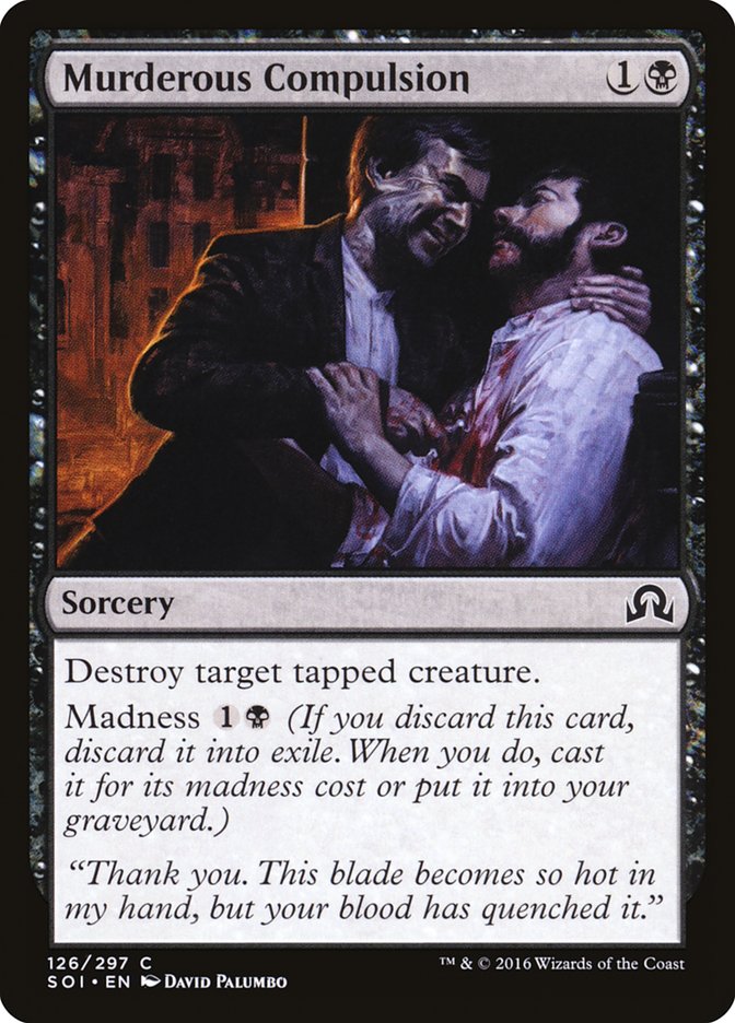 Murderous Compulsion [Shadows over Innistrad] | Dragon's Lair Comics and Fantasy Houston TX