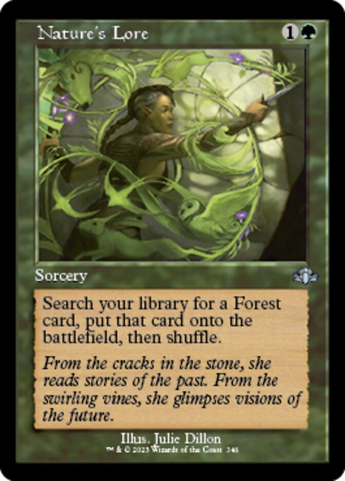 Nature's Lore (Retro) [Dominaria Remastered] | Dragon's Lair Comics and Fantasy Houston TX