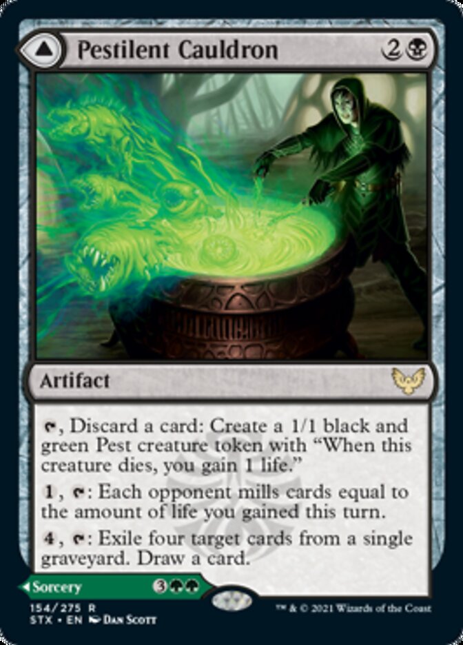 Pestilent Cauldron // Restorative Burst [Strixhaven: School of Mages] | Dragon's Lair Comics and Fantasy Houston TX