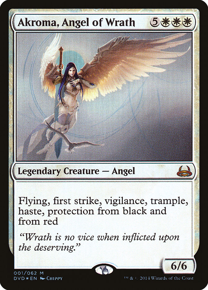 Akroma, Angel of Wrath (Divine vs. Demonic) [Duel Decks Anthology] | Dragon's Lair Comics and Fantasy Houston TX
