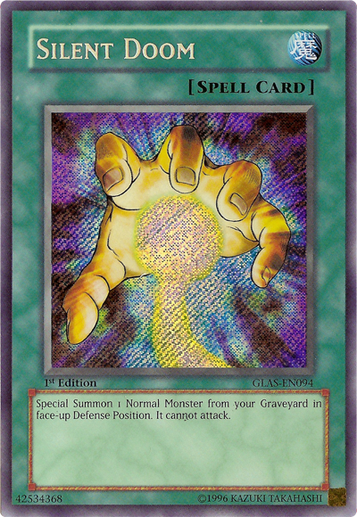 Silent Doom [GLAS-EN094] Secret Rare | Dragon's Lair Comics and Fantasy Houston TX
