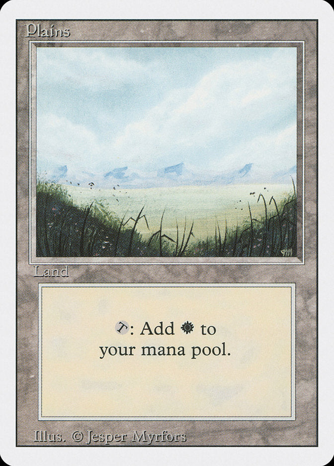 Plains (No Trees / Signature on Right) [Revised Edition] | Dragon's Lair Comics and Fantasy Houston TX