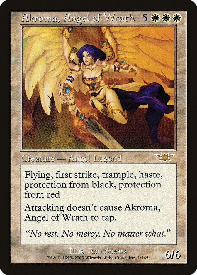 Akroma, Angel of Wrath [Legions] | Dragon's Lair Comics and Fantasy Houston TX