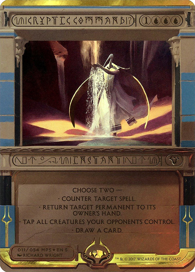Cryptic Command (Invocation) [Amonkhet Invocations] | Dragon's Lair Comics and Fantasy Houston TX