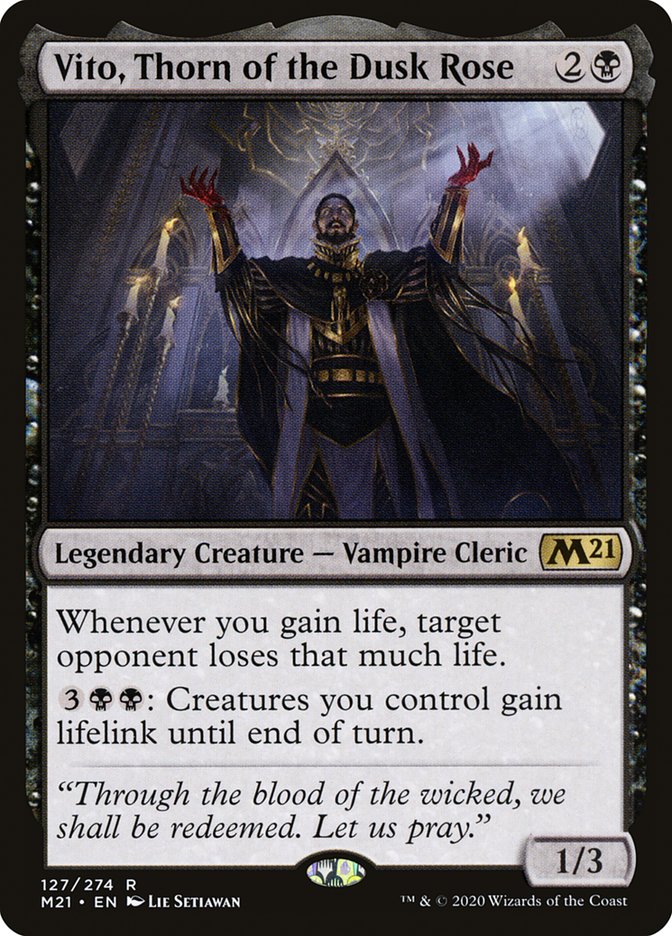 Vito, Thorn of the Dusk Rose [Core Set 2021] | Odin's Place