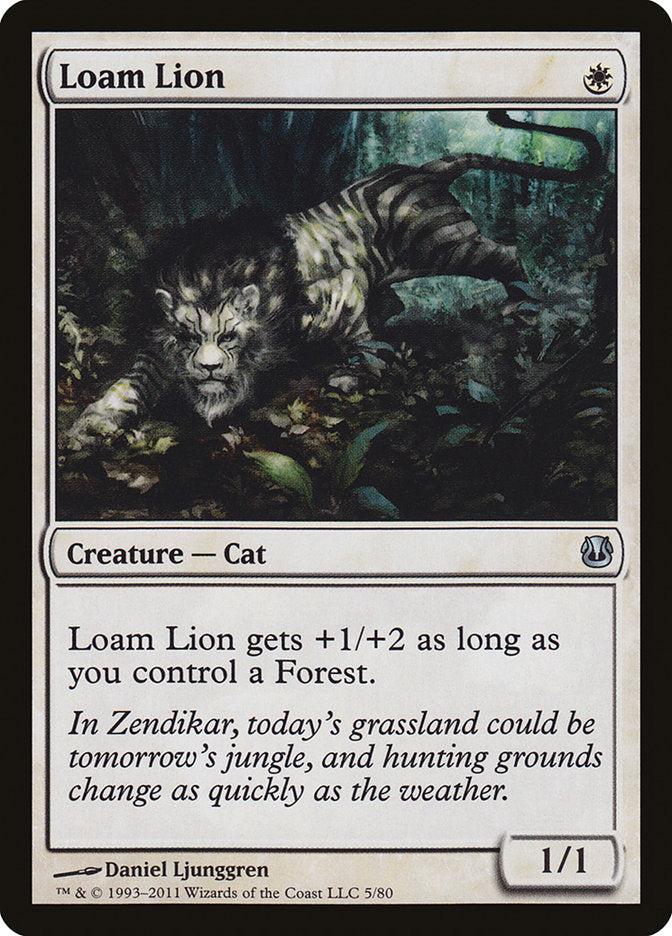 Loam Lion [Duel Decks: Ajani vs. Nicol Bolas] | Dragon's Lair Comics and Fantasy Houston TX