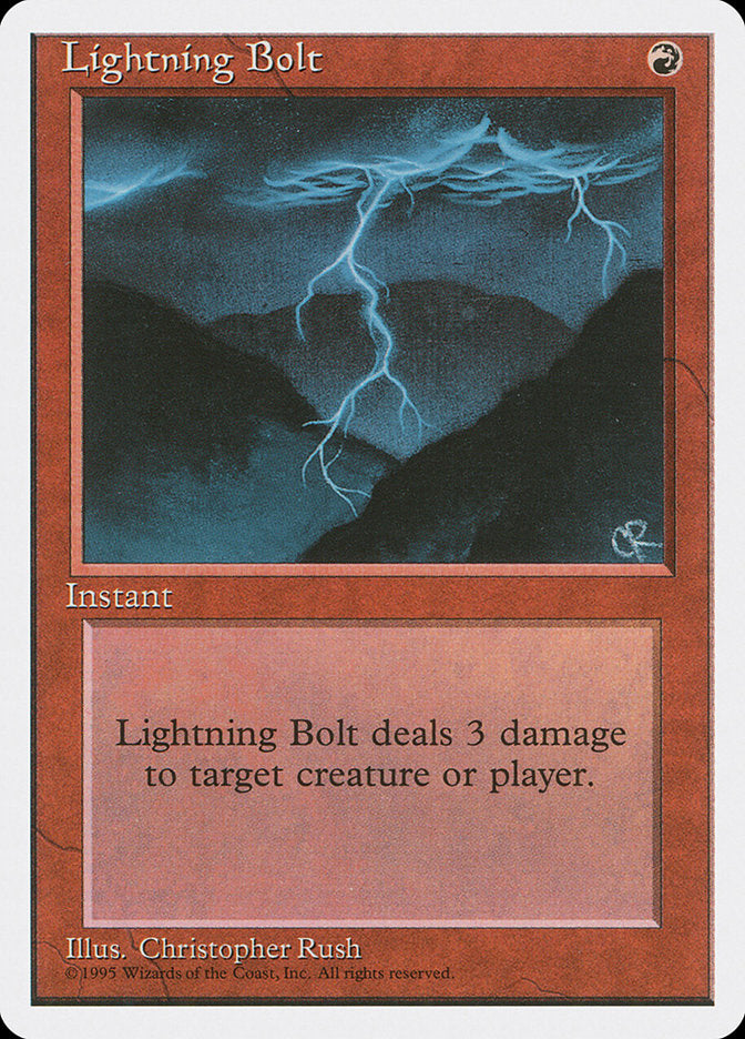 Lightning Bolt [Fourth Edition] | Dragon's Lair Comics and Fantasy Houston TX