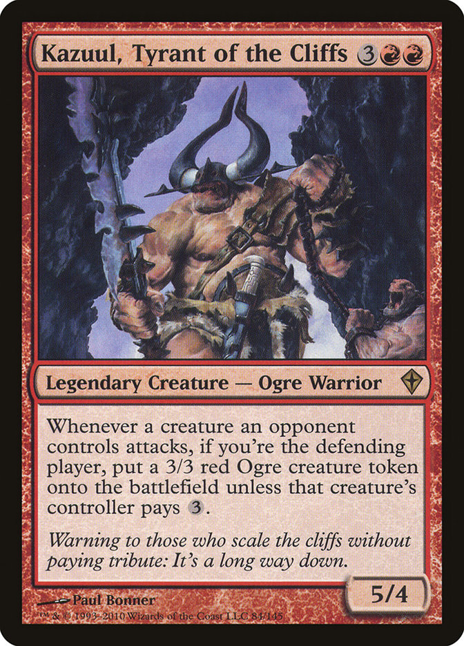 Kazuul, Tyrant of the Cliffs [Worldwake] | Dragon's Lair Comics and Fantasy Houston TX