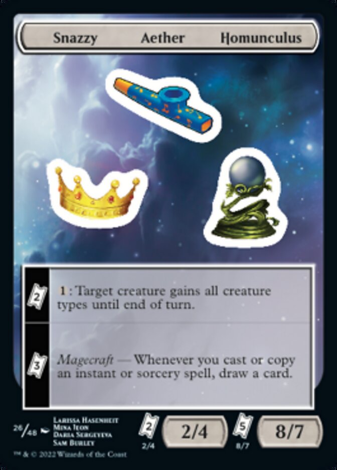Snazzy Aether Homunculus [Unfinity Stickers] | Dragon's Lair Comics and Fantasy Houston TX