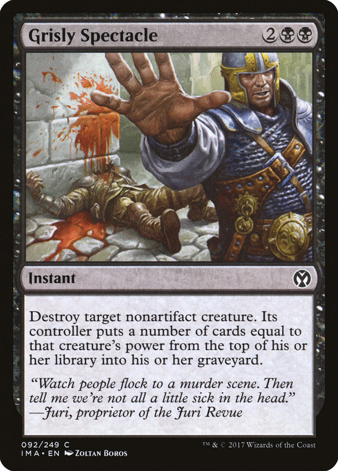 Grisly Spectacle [Iconic Masters] | Dragon's Lair Comics and Fantasy Houston TX
