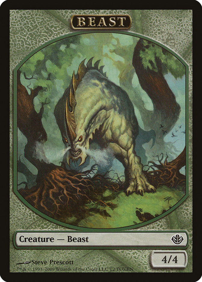 Beast Token (T2) [Duel Decks: Garruk vs. Liliana Tokens] | Dragon's Lair Comics and Fantasy Houston TX