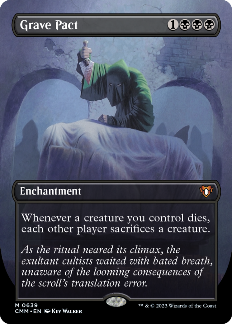Grave Pact (Borderless Alternate Art) [Commander Masters] | Dragon's Lair Comics and Fantasy Houston TX
