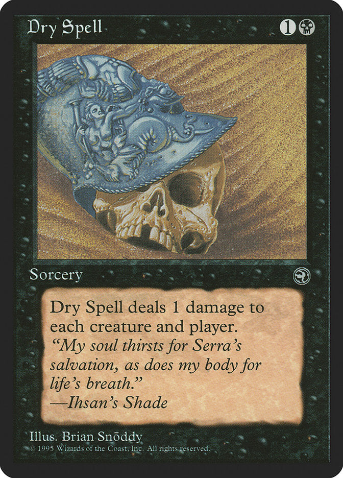Dry Spell (Ihsan's Shade Flavor Text) [Homelands] | Dragon's Lair Comics and Fantasy Houston TX