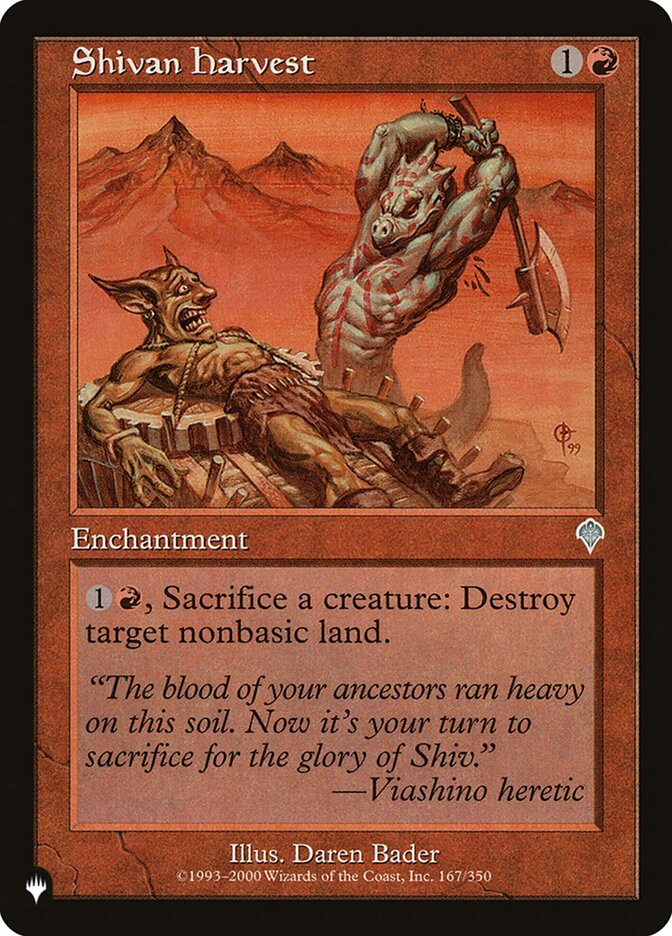Shivan Harvest [The List] | Dragon's Lair Comics and Fantasy Houston TX