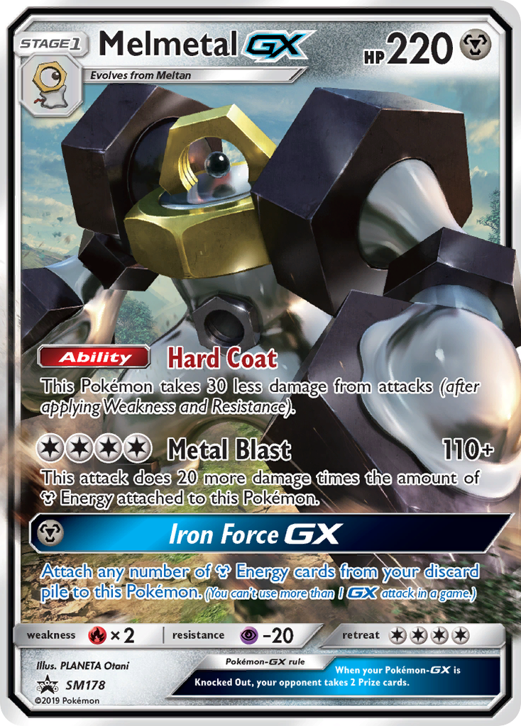 Melmetal GX (SM178) [Sun & Moon: Black Star Promos] | Dragon's Lair Comics and Fantasy Houston TX