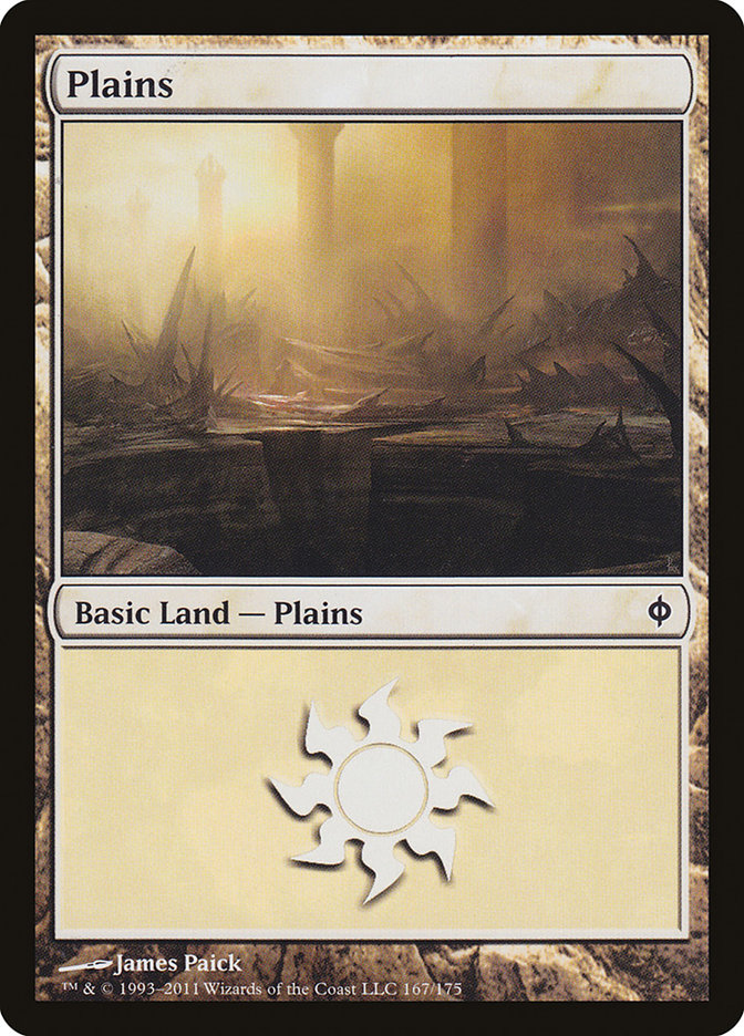 Plains (167) [New Phyrexia] | Dragon's Lair Comics and Fantasy Houston TX