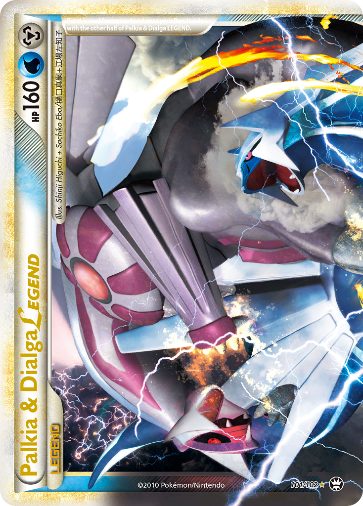 Palkia & Dialga LEGEND (101/102) [HeartGold & SoulSilver: Triumphant] | Dragon's Lair Comics and Fantasy Houston TX