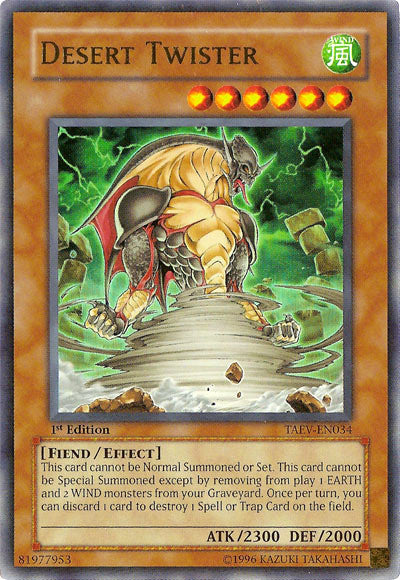 Desert Twister [TAEV-EN034] Ultra Rare | Dragon's Lair Comics and Fantasy Houston TX