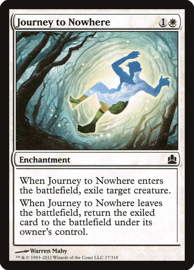 Journey to Nowhere [Commander 2011] | Dragon's Lair Comics and Fantasy Houston TX