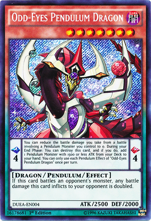 Odd-Eyes Pendulum Dragon [DUEA-EN004] Secret Rare | Dragon's Lair Comics and Fantasy Houston TX