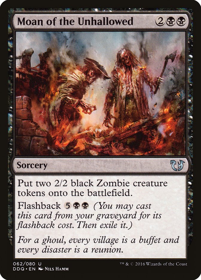 Moan of the Unhallowed [Duel Decks: Blessed vs. Cursed] | Dragon's Lair Comics and Fantasy Houston TX