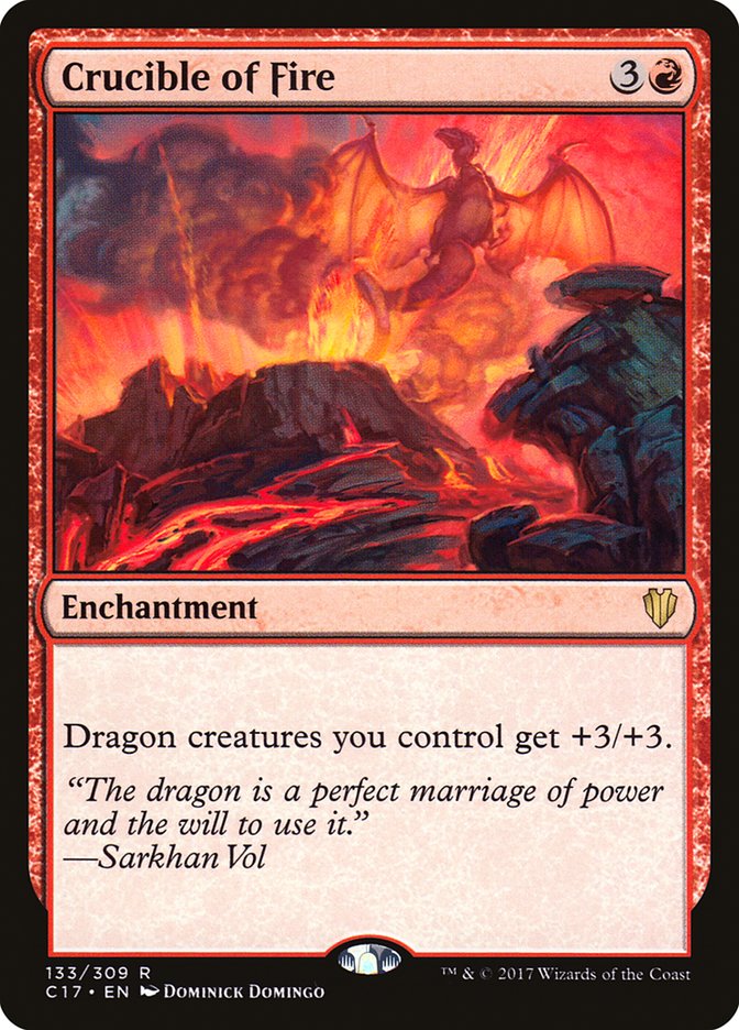 Crucible of Fire [Commander 2017] | Dragon's Lair Comics and Fantasy Houston TX