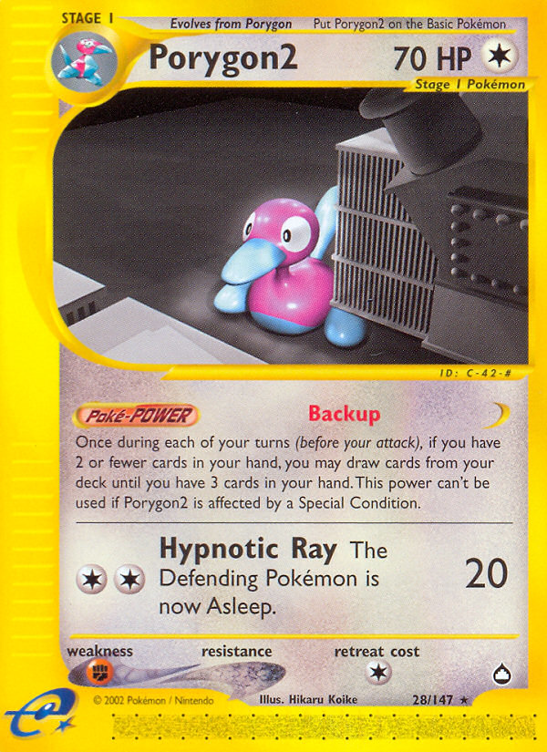 Porygon2 (28/147) [Aquapolis] | Dragon's Lair Comics and Fantasy Houston TX