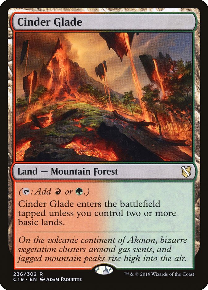 Cinder Glade [Commander 2019] | Dragon's Lair Comics and Fantasy Houston TX