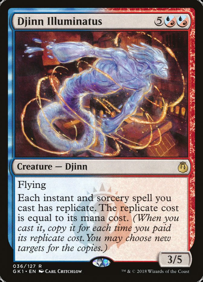 Djinn Illuminatus [Guilds of Ravnica Guild Kit] | Dragon's Lair Comics and Fantasy Houston TX