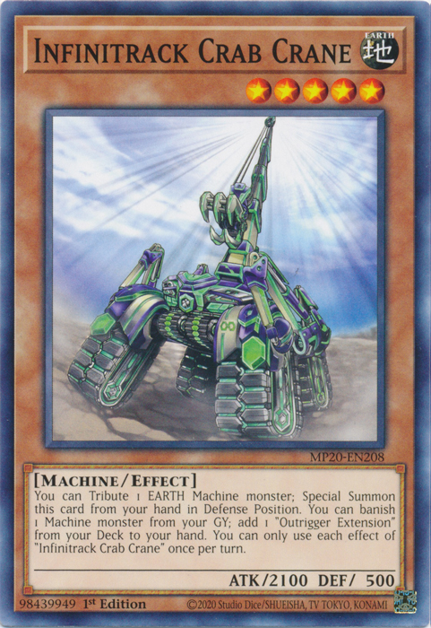 Infinitrack Crab Crane [MP20-EN208] Common | Dragon's Lair Comics and Fantasy Houston TX