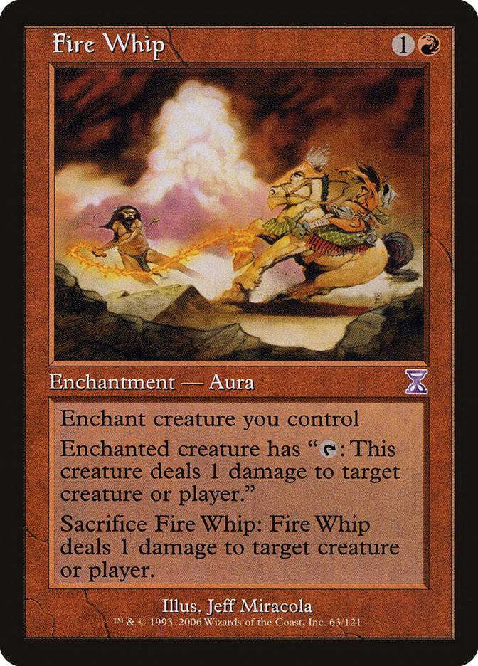 Fire Whip [Time Spiral Timeshifted] | Dragon's Lair Comics and Fantasy Houston TX