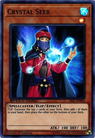 Crystal Seer [SBSC-EN003] Super Rare | Dragon's Lair Comics and Fantasy Houston TX