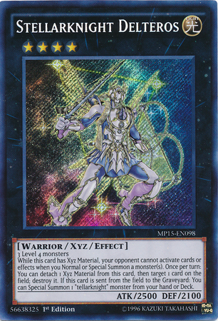 Stellarknight Delteros [MP15-EN098] Secret Rare | Dragon's Lair Comics and Fantasy Houston TX