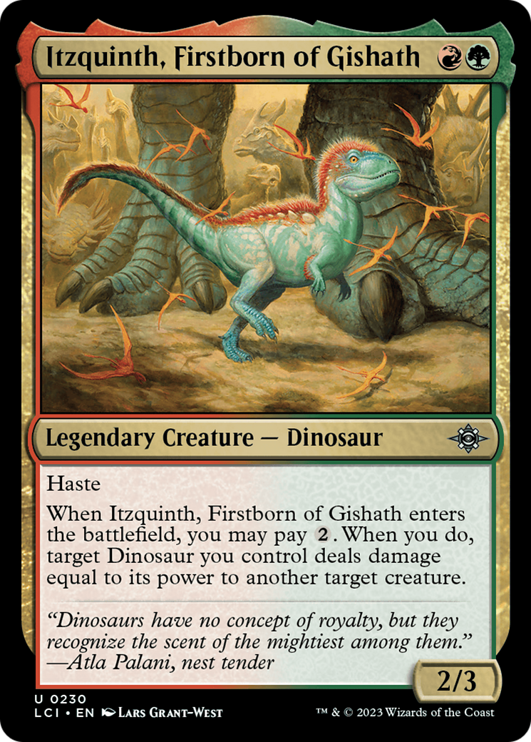 Itzquinth, Firstborn of Gishath [The Lost Caverns of Ixalan] | Dragon's Lair Comics and Fantasy Houston TX