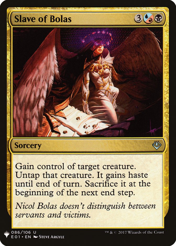 Slave of Bolas [Mystery Booster] | Dragon's Lair Comics and Fantasy Houston TX