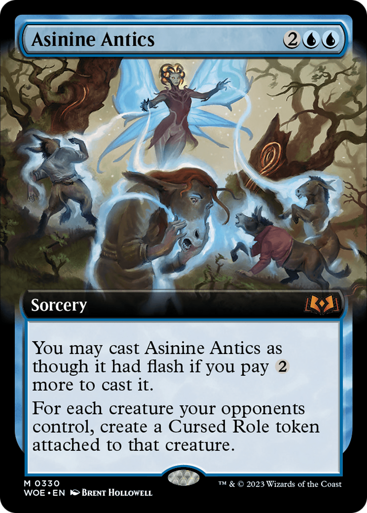 Asinine Antics (Extended Art) [Wilds of Eldraine] | Dragon's Lair Comics and Fantasy Houston TX