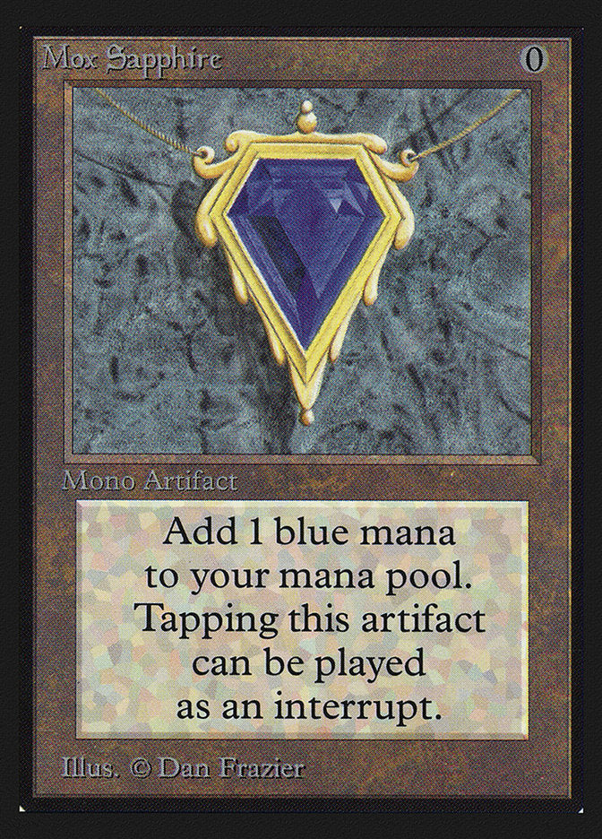 Mox Sapphire [International Collectors' Edition] | Dragon's Lair Comics and Fantasy Houston TX