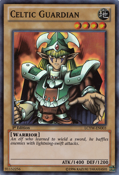 Celtic Guardian [LCYW-EN003] Super Rare | Dragon's Lair Comics and Fantasy Houston TX