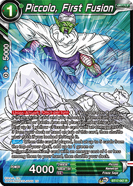 Piccolo, First Fusion (BT17-067) [Ultimate Squad] | Dragon's Lair Comics and Fantasy Houston TX