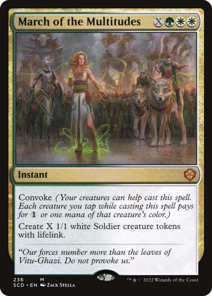 March of the Multitudes [Starter Commander Decks] | Dragon's Lair Comics and Fantasy Houston TX